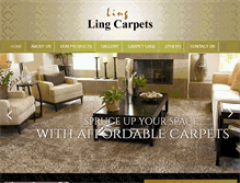 Tablet Screenshot of lingcarpets.com.sg